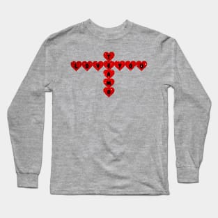 Cute Love In Spanish Crossword Long Sleeve T-Shirt